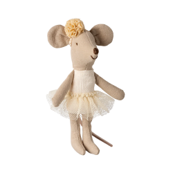 Souris ballerine Petite sœur - Blanc cassé - Maileg