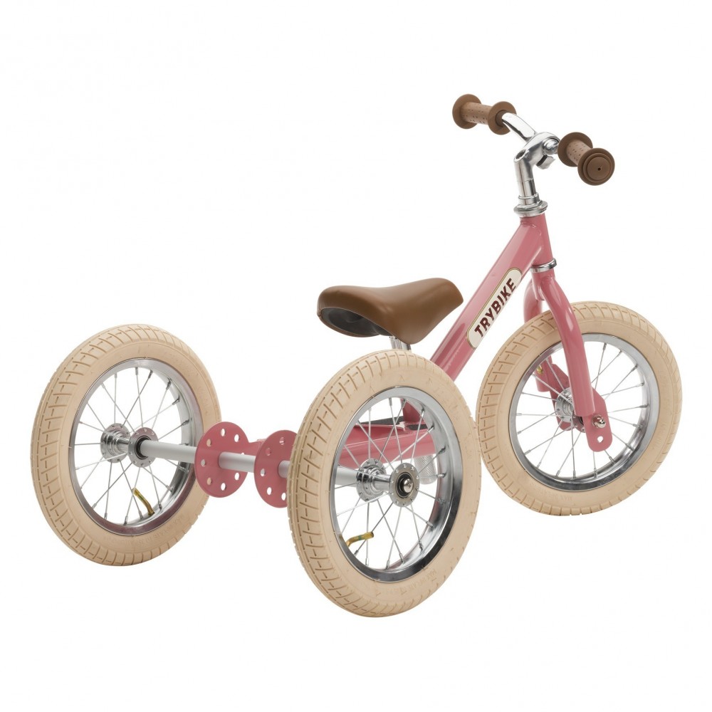 TRICYCLE 2-EN-1 VINTAGE ROSE