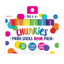 Bâtons de peinture Chunkies Néon - Ooly